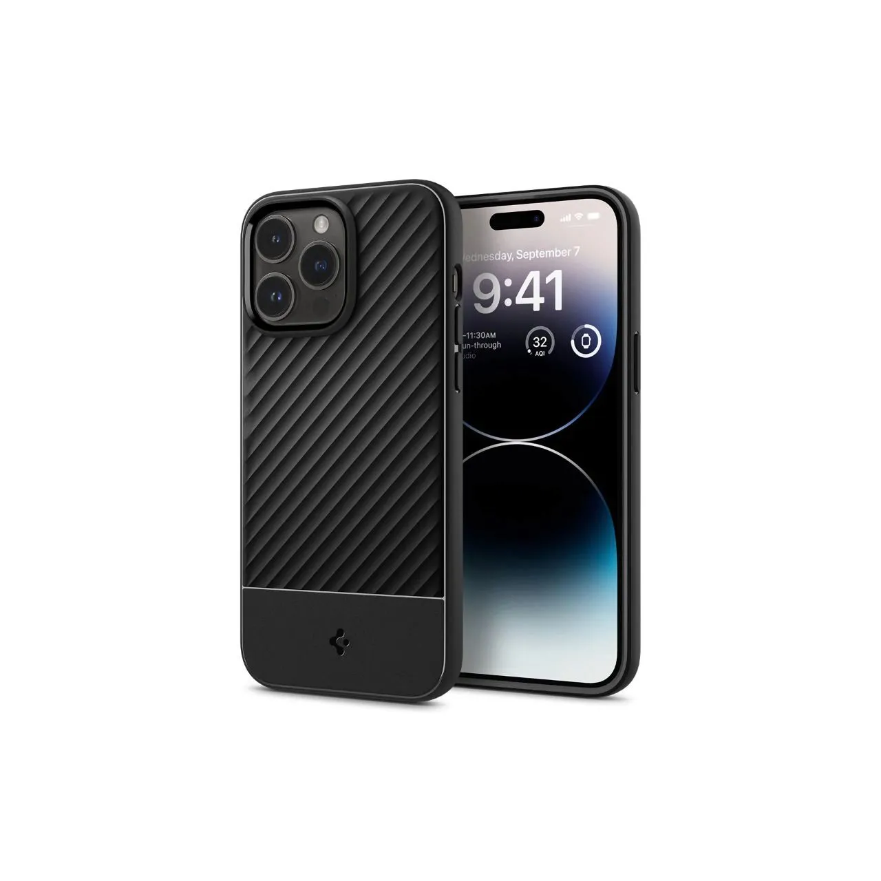 Coque iPhone 14 Pro Spigen Core Armor Noir Mat